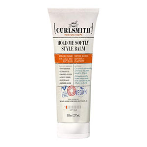 Curlsmith - Hold Me Softly Style Balm - Vegan Soft Hold Styling Cream for Wavy and Curly Hair, Natural Look (8oz)