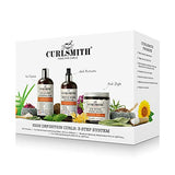 Curlsmith - High Definition Curls: 3-Step System Kit - Vegan Haircare for Dry, Wavy, Curly or Coily Hair (1 x 12oz, 2 x 8oz)