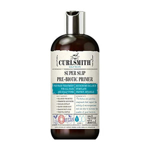 Curlsmith - Super Slip Pre-Biotic Primer - Vegan Scalp Stimulating Treatment, Protecting and Moisturising (12oz)